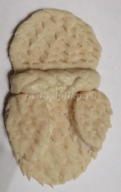 Сова из соленого теста детскими руками Сова из соленого теста детскими руками