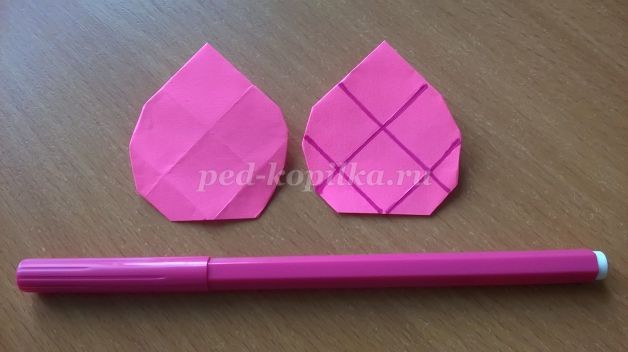 Пасхальная открытка в технике оригами: часть 1