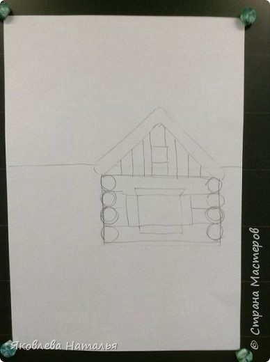 Зимняя деревня