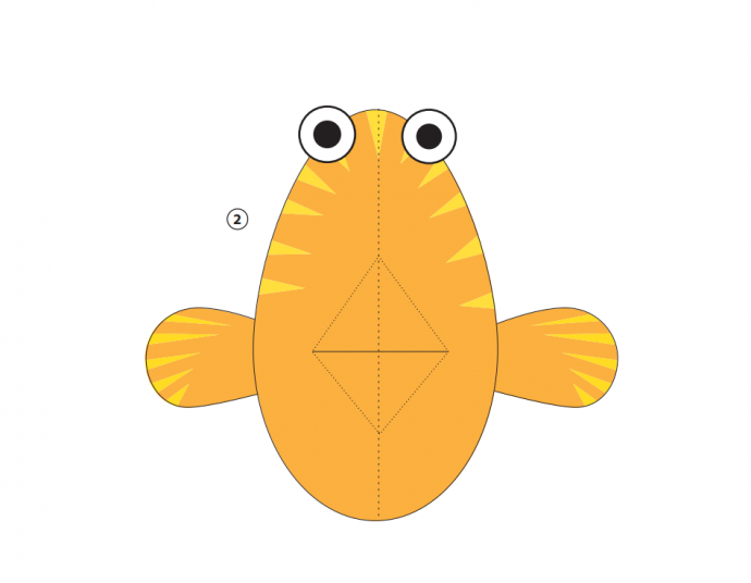 ​Объемная открытка "Рыба"