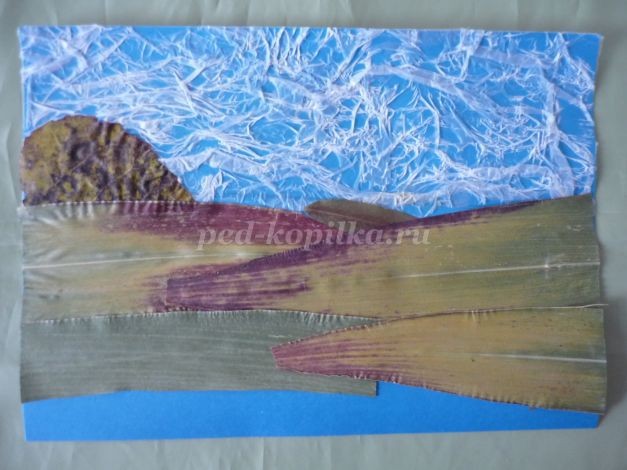 Пейзаж из осенних листьев: мастер-класс, часть 3 Пейзаж из осенних листьев: мастер-класс, часть 3