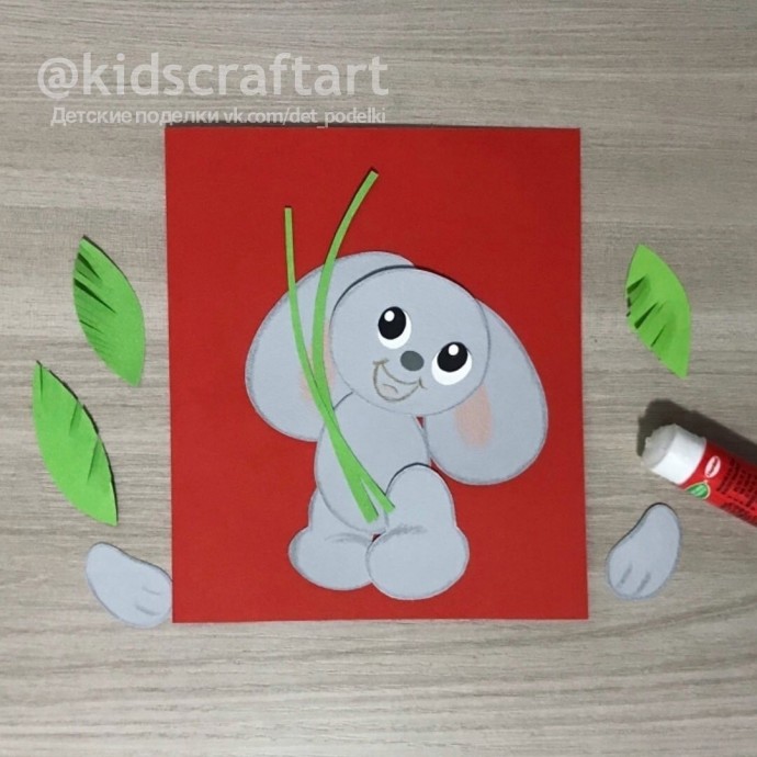 Зайка с мимозой Зайка с мимозой