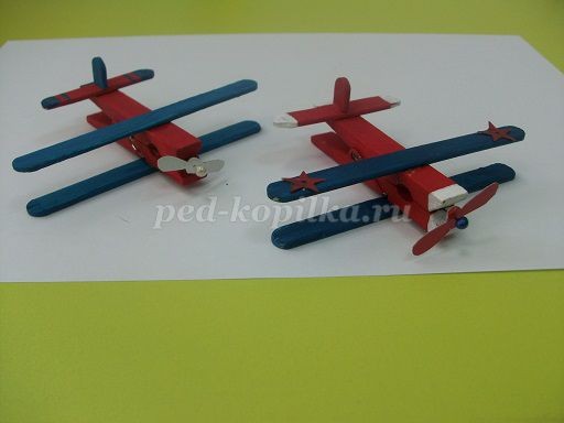 Самолет из картона: мастер-класс, часть 4