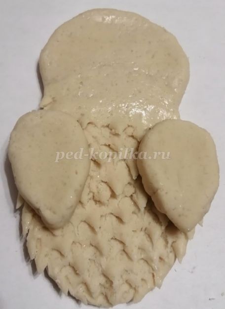 Сова из соленого теста детскими руками Сова из соленого теста детскими руками