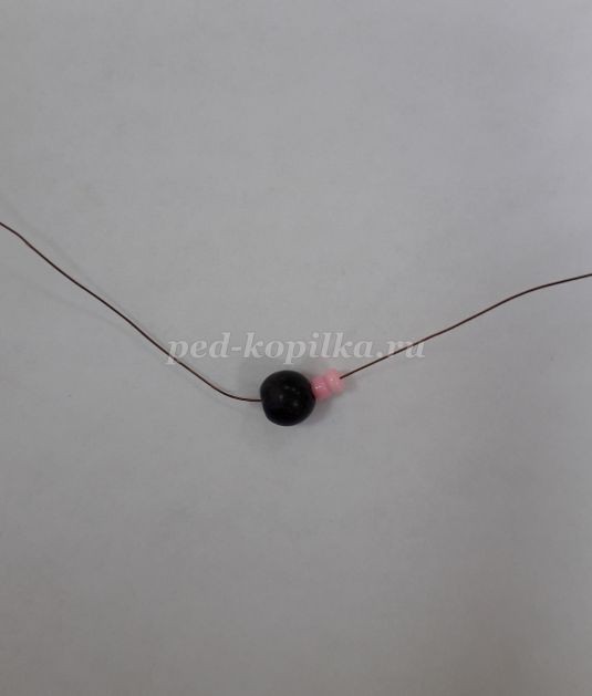 Мышонок из бисера пошагово Мышонок из бисера пошагово