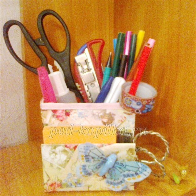 Изготовление подставки для ручек и карандашей Изготовление подставки для ручек и карандашей