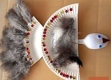 Поделки из бумажных тарелок