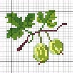 Вышиваем ягоды и виноград Вышиваем ягоды и виноград