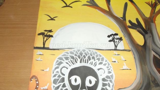 ​Африканская живопись тингатинга: мастер-класс, часть 2