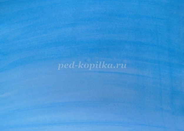 ​Цветущее дерево гуашью: часть 1