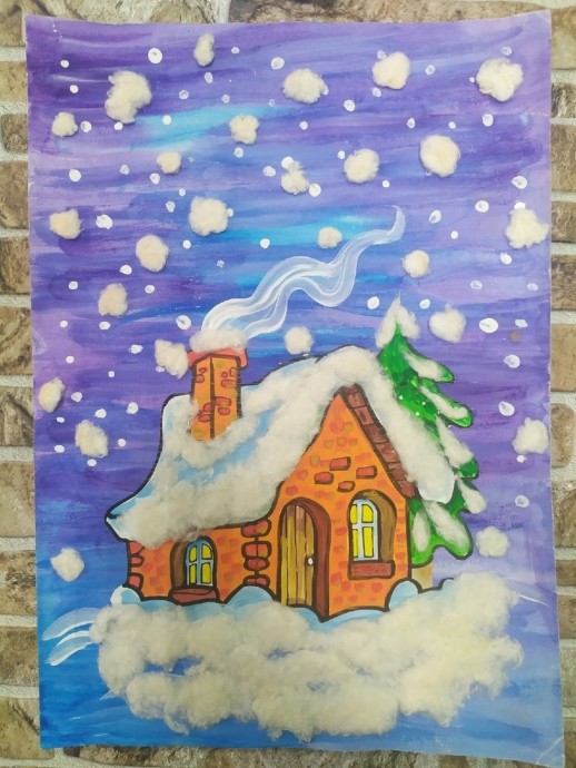 Домик в снегу