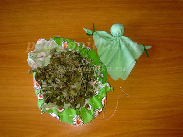 Кукла травница детскими руками