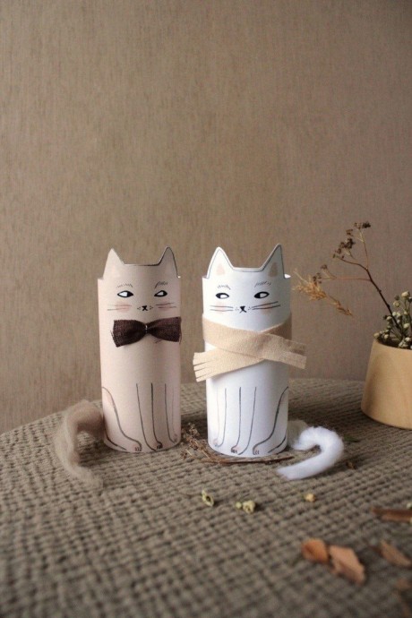 ​Кошечки из картона