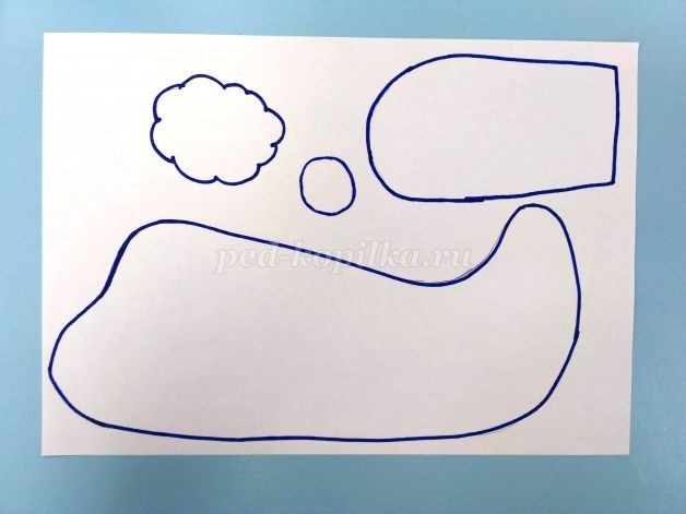 Объемная аппликация из бумаги: самолет, часть 1 Объемная аппликация из бумаги: самолет, часть 1