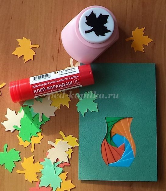 ​Открытка ко Дню Учителя в технике айрис-фолдинг