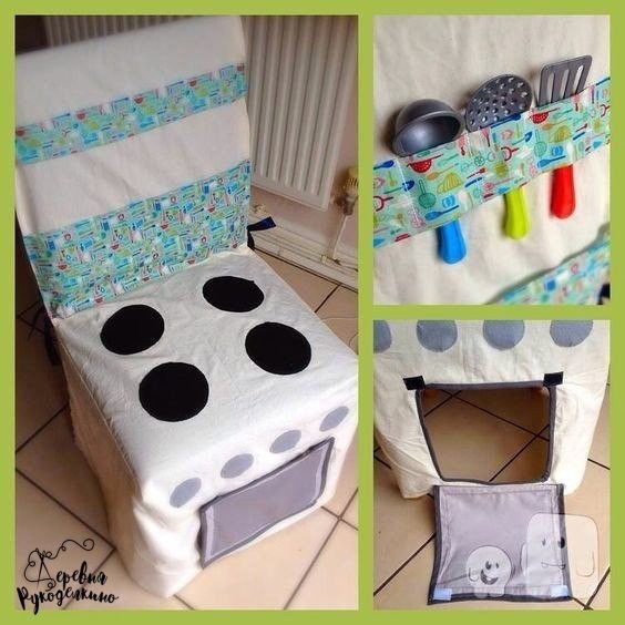 Переделываем стул в кухонную плиту Переделываем стул в кухонную плиту