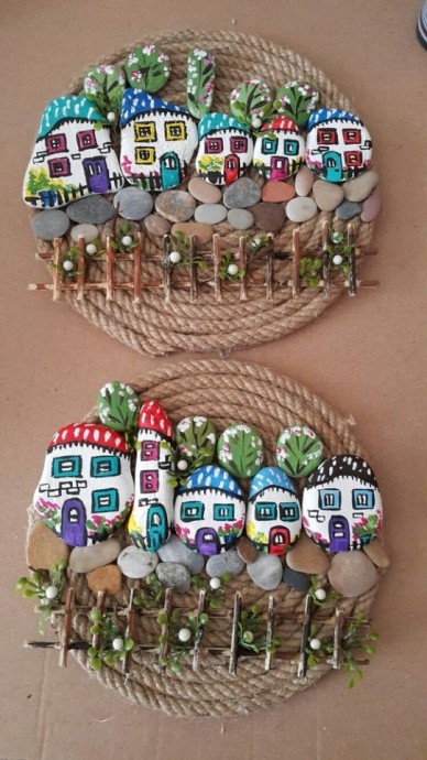 Роспись камешков после поездки на море Роспись камешков после поездки на море