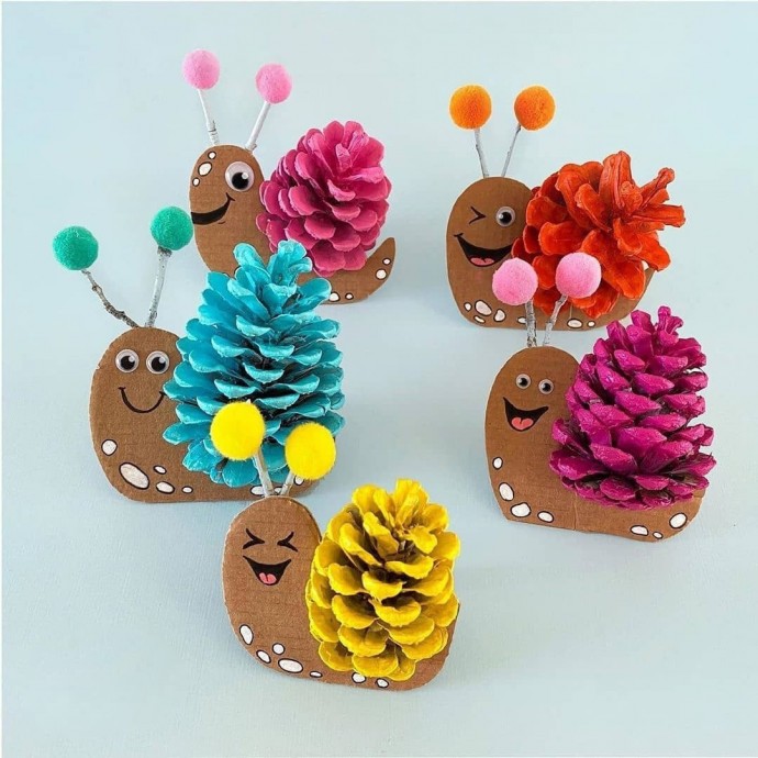 Забавные персонажи из шишек Забавные персонажи из шишек