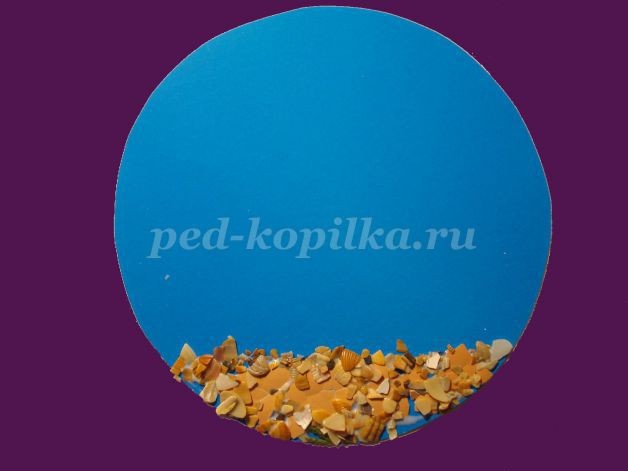 ​Аквариум с использованием природного материала