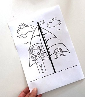 Аппликация на летнюю тему