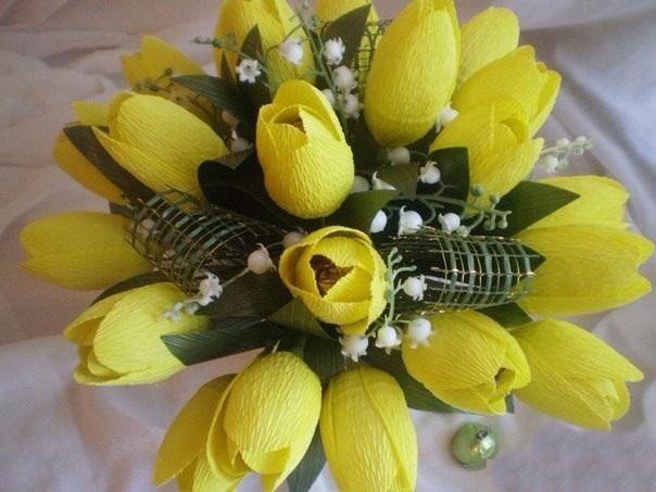 Букет из конфет: тюльпаны Букет из конфет: тюльпаны