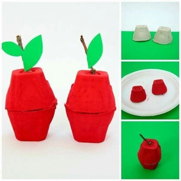 ​Идеи поделок из яичных лотков