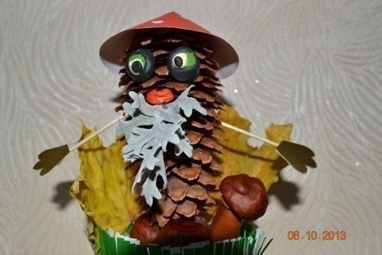 ​Идеи поделок из шишек