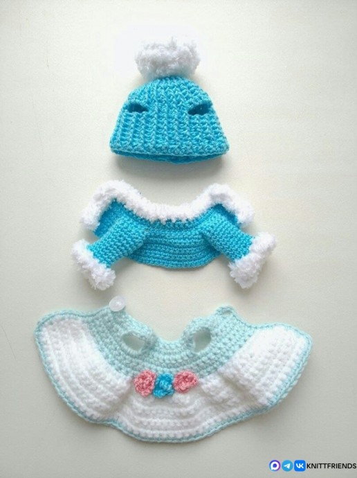 Лисичка в одежде из пряжи Лисичка в одежде из пряжи