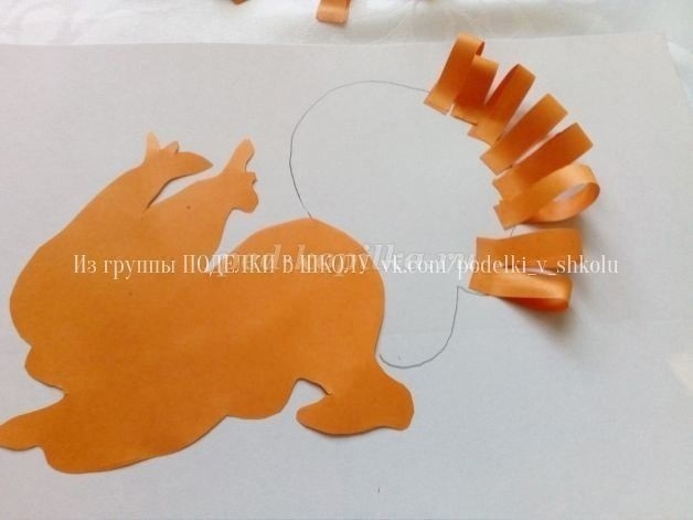 ​Объёмная аппликация "Белка"