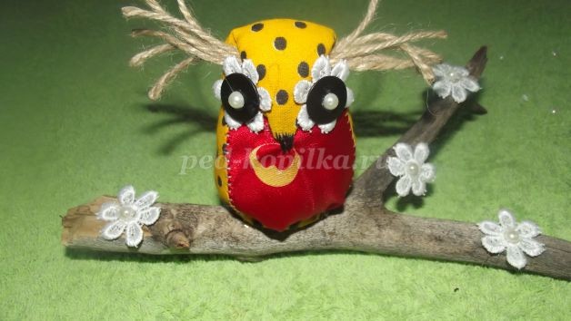 ​Сова из ткани: часть 2