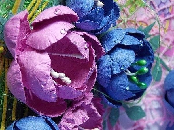 Изумительной красоты цветы на подарок бабушке