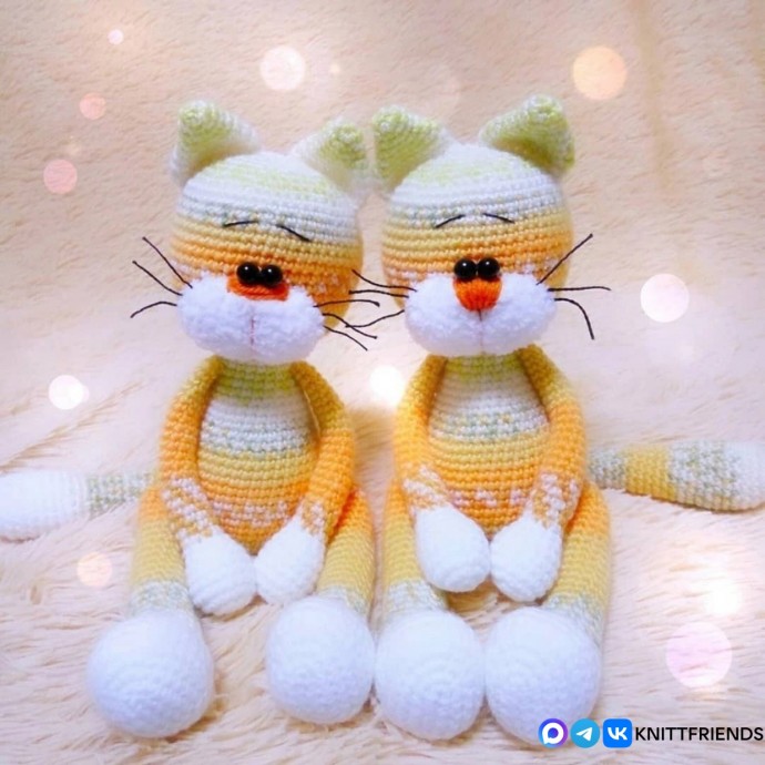 Котики из пряжи