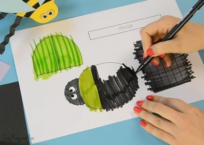 Бумажные игрушки-букашки Бумажные игрушки-букашки