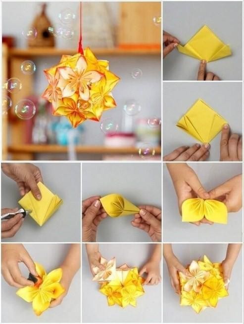 ​Цветы-оригами