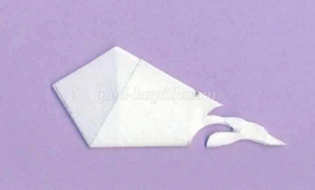 ​Рисуем невероятно красивую ёлочку белую на синем фоне: часть 3