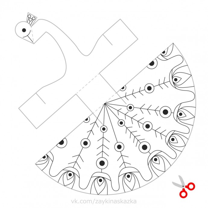 Бумажные павлины Бумажные павлины