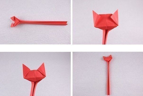 Кошки оригaми Кошки оригaми