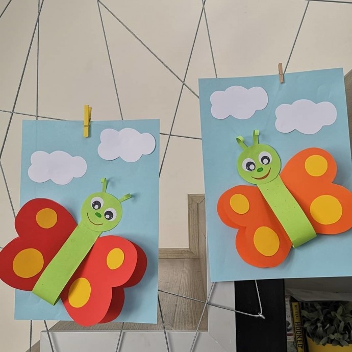 Объемная бабочка