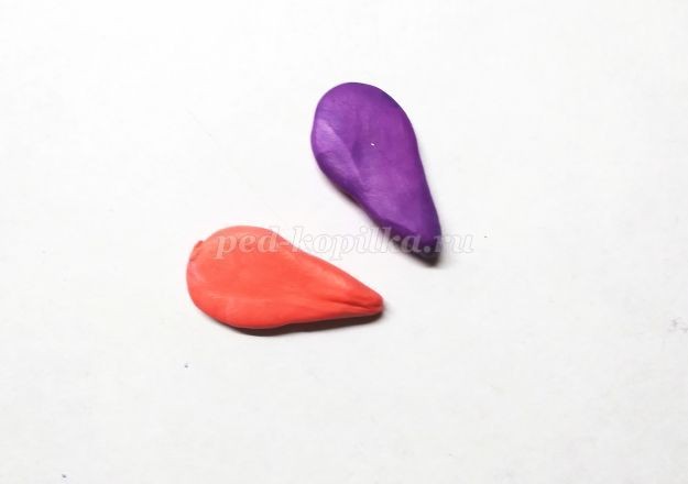 ​Пластилинография "Цветочный узор": часть 2