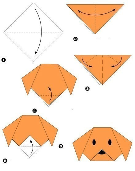 Разные животные в технике оригами