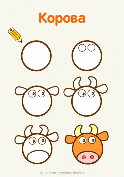 Детские рисунки из кружочков