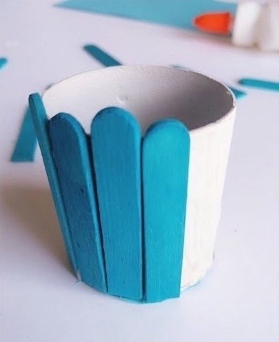 Восхитительные корзинки из деревянных палочек