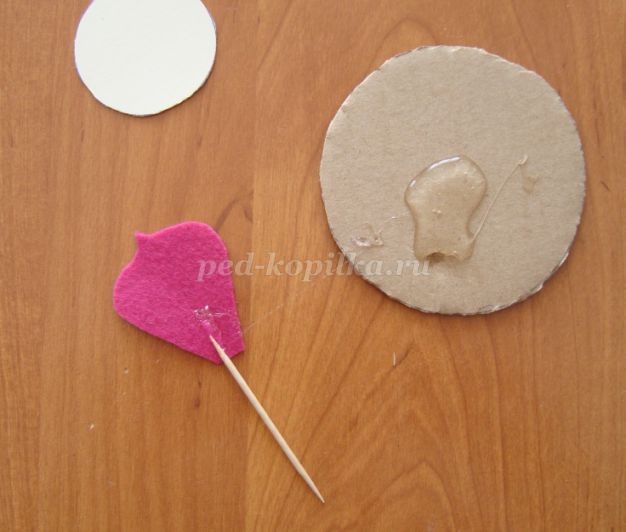 Цветы из фетра: часть 1