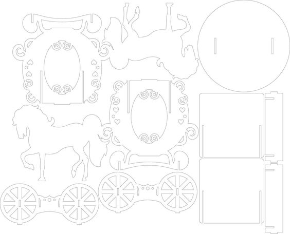 Кареты из бумаги Кареты из бумаги