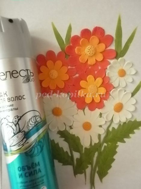 Пластилинография "Цветочки": часть 4 Пластилинография "Цветочки": часть 4