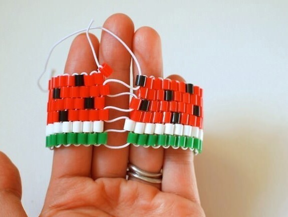 Арбузный браслет для девочки Арбузный браслет для девочки