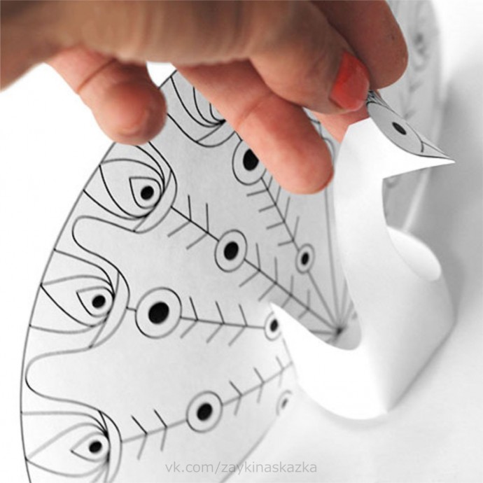 Бумажные павлины Бумажные павлины