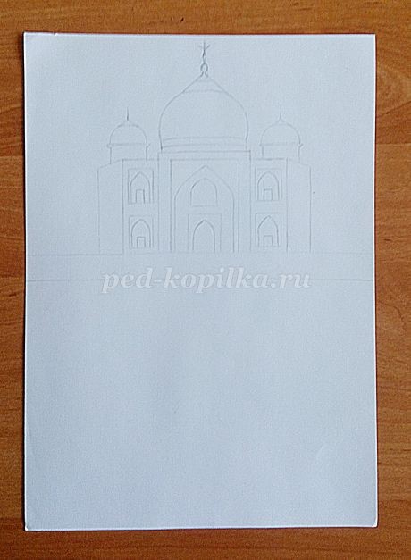 ​Графическая зарисовка исторического здания: часть 2