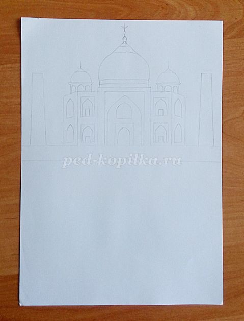 ​Графическая зарисовка исторического здания: часть 2