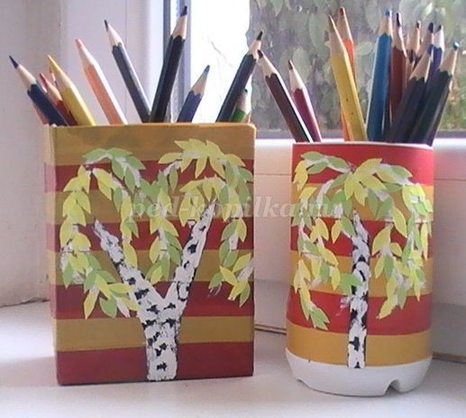 Изготовление подставки для карандашей Изготовление подставки для карандашей